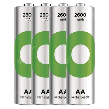 GP ReCyko nabíjecí baterie AA/HR6/2600mAh (B25274) 4ks - GP ReCyko nabíjecí baterie AA/HR6/2600mAh (B25274) 4ks 1032224260